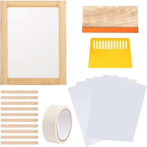 Kit de démarrage pour sérigraphie, impression sur bois 10 x 14 pouces (1/4)