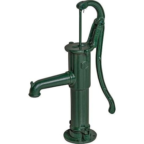 Pompe manuelle avec bride rond Type 75,  1 1/4", vert (1/3)