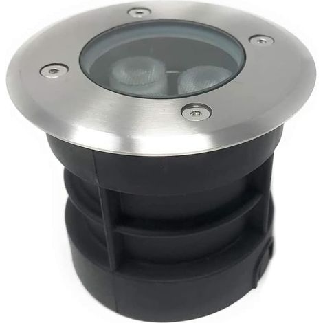 Faretto LED Calpestabile da Esterno 3W IP67 – Incasso a Terra con Controcassa – Luce Calda, Naturale o Fredda - Colore della luce: Luce Naturale (1/5)