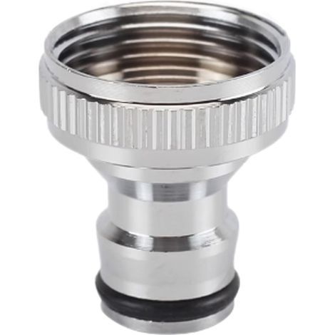 Raccords de tuyauterie en laiton – Filetage femelle 3/4" à pas grossier avec bague d'étanchéité – Kit d'adaptateurs à raccord rapide en laiton pour tuyaux d'eau, lavage de voiture et machines à laver