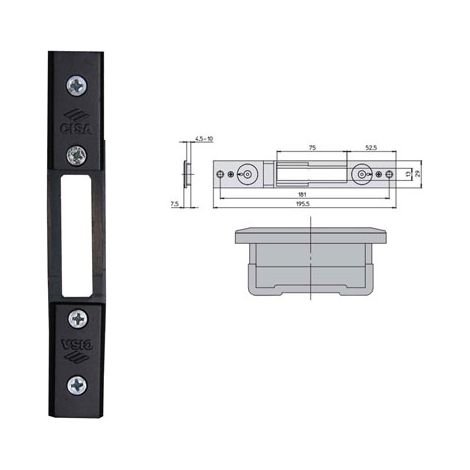 Cisa 06465-52-0 Contropiastra Met Regol