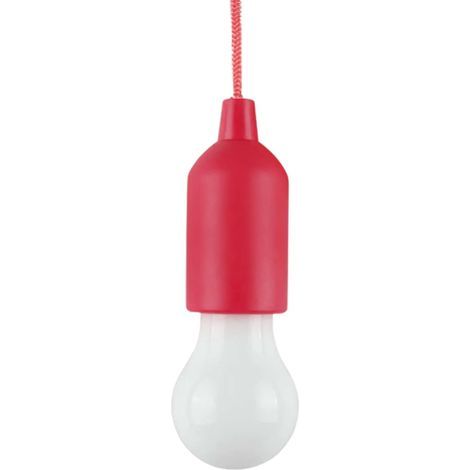 LED-Lampe mit Zugkordel, warmweißes Licht, ABS-Kunststoff, für den Innen- und Außenbereich (1/5)