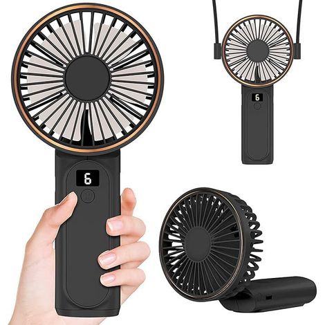 Ventilateur portable rechargeable USB , mini ventilateur silencieux à main ou de bureau