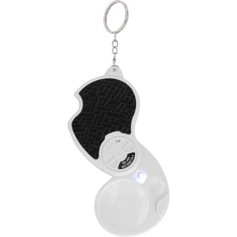 Loupe de poche pliable 8x/20x avec éclairage intégré pour la lecture chez les seniors (noir) (1/5)