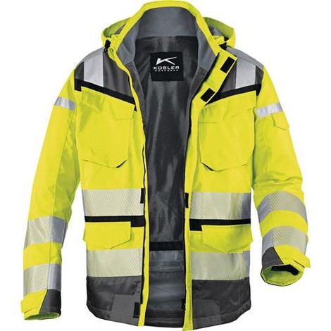 Kübler Wetterjacke REFLECTIQ SYMPATEX PSA 2 warngelb/anthrazit Gr. S (1/2)