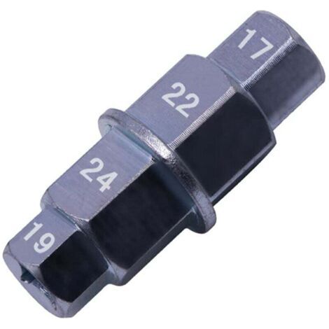 (Black) Motorcycle front axle mechanical tools, axle wrench, motorcycle axle wrench, motorcycle special socket, hexagonal shaft, motorcycle axle, front axle (1/5)