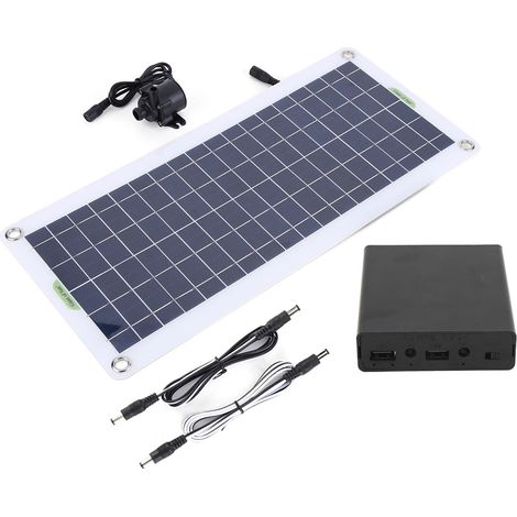 (Voir image) Arroseur solaire 18 V 30 W pour jardin, mini pompe à eau solaire, système d'arrosage économique pour aquarium (1/5)