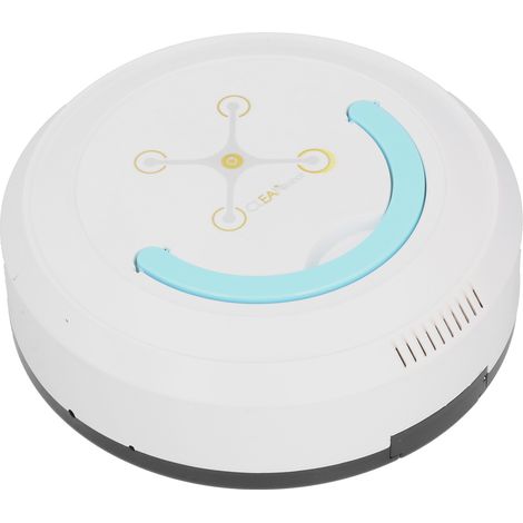 Aspirateur robot intelligent rechargeable par USB, idéal pour la maison et le salon (blanc). (1/5)