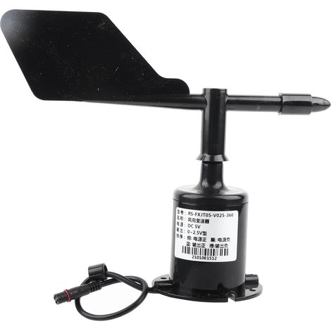 Transmetteur de vent à 360 degrés, transducteur, anémomètre, instruments de mesure de la vitesse du vent pour les conditions météo (1/5)
