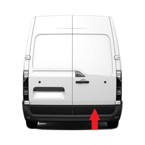 Moulure inférieure de porte arrière droite Renault Master 3 depuis 2010