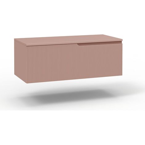 Base con top 1 cestone ZIP rosa cipria (1/3)