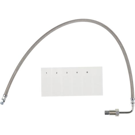 Druckschlauch DN6 mit Hinweisschild für Ersatz WM30 Ausf. T - 21030110012 von Weishaupt