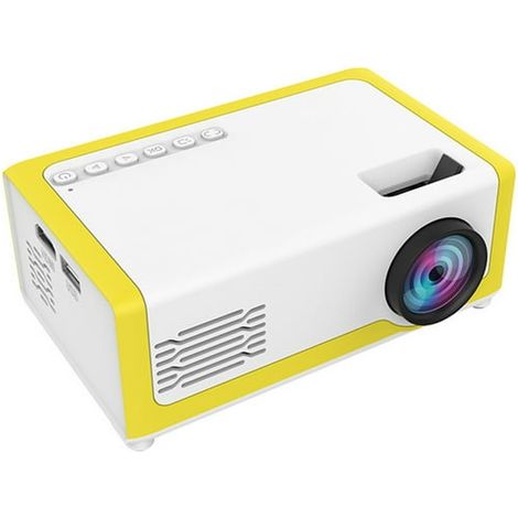 Projecteur Portatif pour Films en Plein Air, Vidéoprojecteur Mini LED pour Dessins Animés, Projecteur de Cinéma Maison, Écran de Projection Portable pour Soirées Extérieures (1/5)