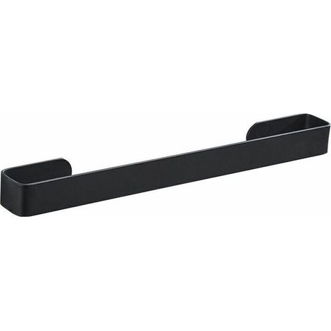 Porte-serviettes pour salle de bain et cuisine, finition noire