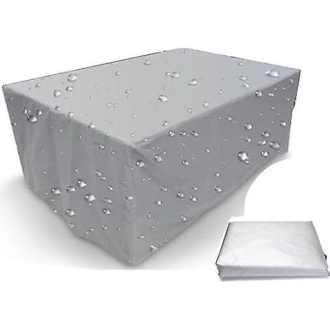 KLVGTIFS PU - Housse imperméable pour mobilier de jardin, 75 tailles disponibles, protection contre la pluie et la neige, cadeau idéal - 200 x 160 x 80 cm (1/5)