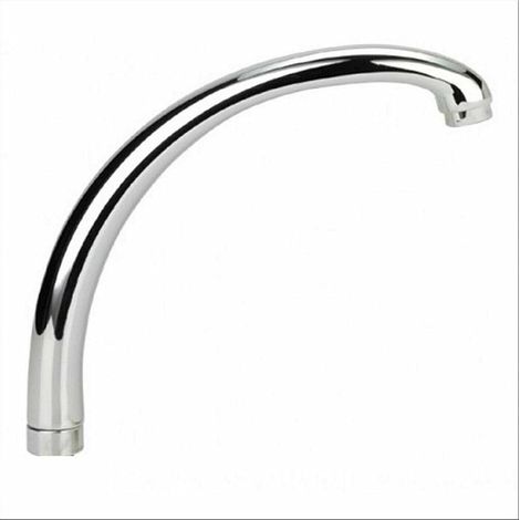 Canna à pont universelle chromée pour robinet de cuisine
