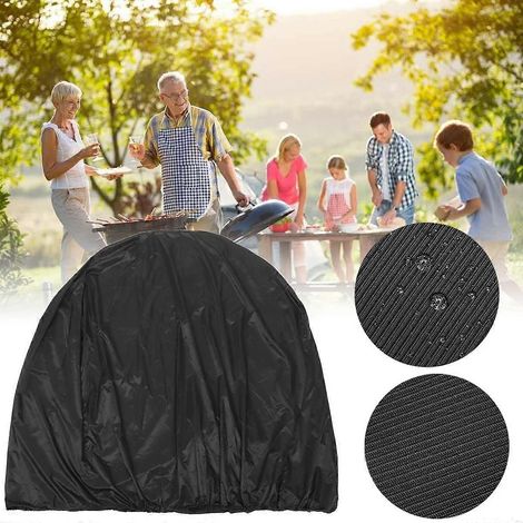 Housse de protection pour barbecue 134 x 65 x 150 cm, idéale pour le camping, les pique-niques et les activités de plein air. Imperméable, résistante à la poussière et aux UV. Accessoire de barbecue d (1/2)