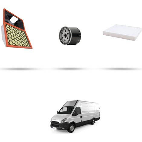 Kit tagliando 3 filtri compatibile con Iveco Daily V 50C 14 3.0 CNG 100kw dal 2011 (1/4)