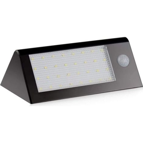 étanche IP65 Super Bright 400 Lumens 32 LED lampe solaire détecteur de mouvement, Lumière de sécurité pour Porte, Entrée, Chemins, jardin ,Patios(noir) (1/5)