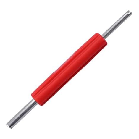 Clé de valve double face pratique pour un dégonflage rapide des pneus et entretien lors vos déplacements - (1/5)