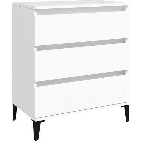 Sideboard/Anrichte/Buffet Weiß 60x35x70 cm Holzwerkstoff LXWW907025 (1/5)