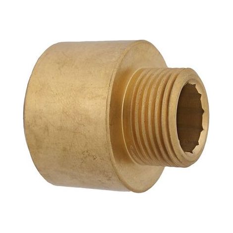 JS MS-VERLAENGERUNG DN20,3/4"     3/4"IGx1/2"AG,MESSING BLANK