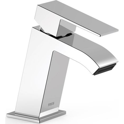 GRIFO MONOMANDO INCLINADO PARA LAVABO CON MANETA