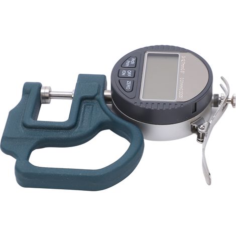 Elektronisches Dickenmessgerät 0–12,7 mm, digitales Dickenmikrometer 0,01 mm zur Ledermessung (1/5)