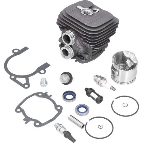 Jeffergarden Kit de filtre à carburant de joints de piston de cylindre de 50 mm 4238 020 1202 pour scie à tronçonner STIHL TS 410 420 (1/5)