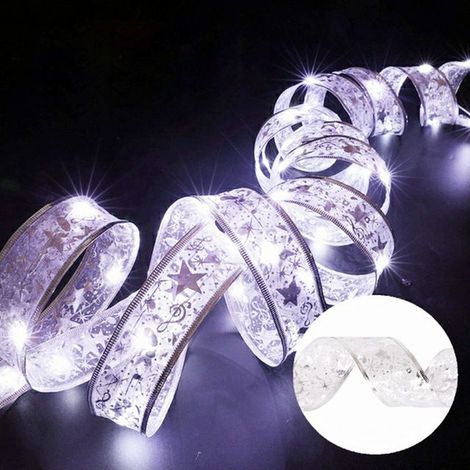 Guirlande lumineuse de Noël,Guirlande lumineuse pour sapin de Noël, 16 ft/5 m, pour décoration de sapin de Noël, pour Nouvel An, fête, pavillon de mariage, décoration de sapin de Noël, décoration exté (1/5)