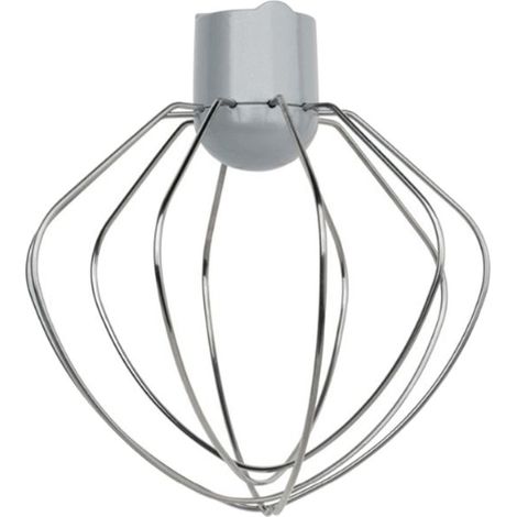 Smeg, frusta a filo smww02, accessorio per impastatrice, corpo in alluminio, fruste in acciaio inox, ottima per montare i composti, compatibile con impastatrice planetaria smeg