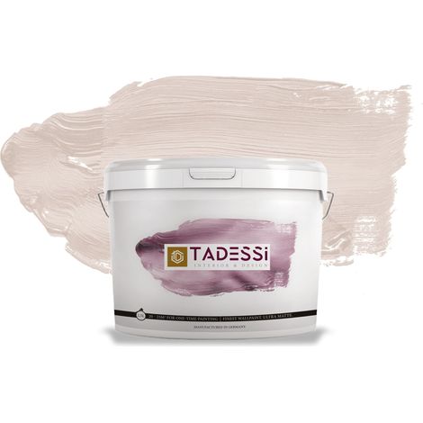 TADESSI Color Vista Wandfarbe Pastellgrau - Puderrosa - Matte Dispersionsfarbe - Innenfarbe für Wand und Decke (1/5)