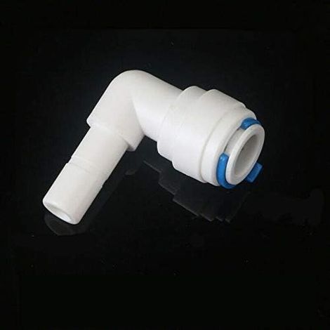 Water Filter Fitting, Connector, Quick Coupling for RO Reverse Osmosis Water Filter System (3/8" L Connector, Pack of 5) (1/3)