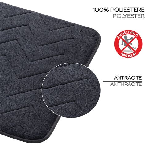 GEDY 96MS4060859 MOUSSE Alfombra Antracita - ref: 96MS4060859