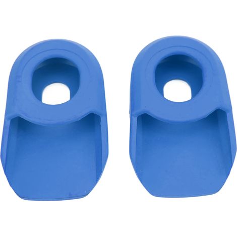 2-teiliger Kurbelschutz aus Silikon für Fahrräder, Kurbelarmabdeckungen, blau (1/5)