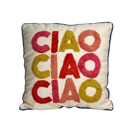 Cuscino 'Ciao' 45x45 cm