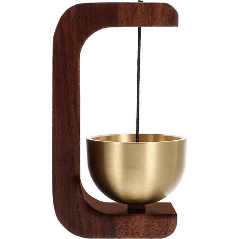und kreative Holzglocke mit Messing für Tür und Schrank
