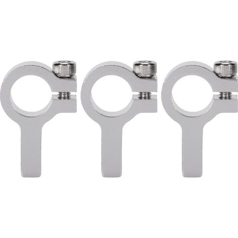Kit de 3 brides pour tube en aluminium avec fixation M4, accessoires robot et supports de montage (1/5)