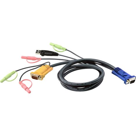 Aten 2L-53XXU - Cordon KVM USB-Audio 1.8 m (1/2)