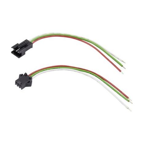 TRU COMPONENTS TC-6649236 Connecteur femelle avec fils Nbr total de pôles: 3 Pas: 2.50 mm 1 set X852701 (1/2)