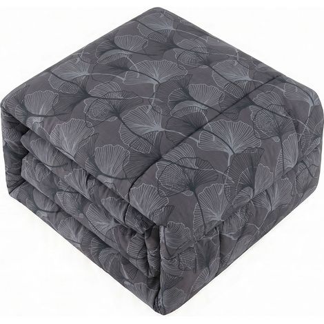 Trapunta Invernale Infinity Matrimoniale 260x260 cm in Poliestere Ginko Grey (1/3)