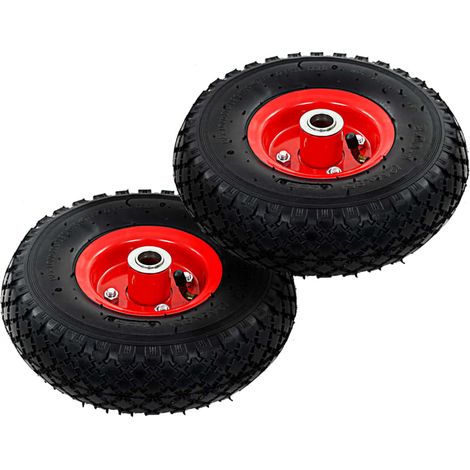 Sack Truck Wheels 2 pcs Rubber 3.00-4 (245x82) vidaXL