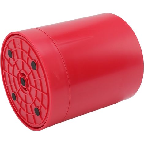 Porte-baguettes rotatif 360° pour cuisine, range-couvercles, support à couverts, boîte à baguettes et cuillères, rouge, design rotatif pratique. (1/5)