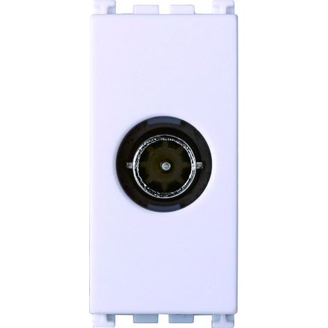 ETTROIT TV-Stecker männlich, Farbe weiß, kompatibel mit Vimar Arke VA2253B