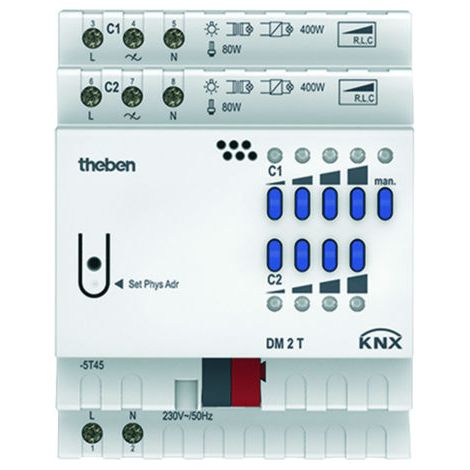 Module variateur 2c DM 2 T KNX THEBEN 4940270