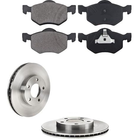 KIT FRENI ANTERIORI compatibile con MAZDA TRIBUTE (EP) - DISCHI + PASTIGLIE OEM: FDB1571 / 17430 /SOSTITUZIONE DIRETTA/BASSA POLVERE/SILENZIOSO (1/5)