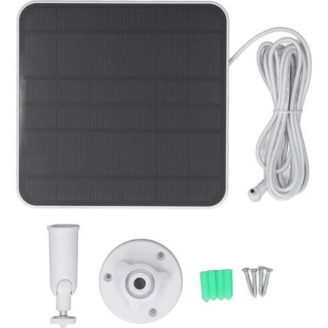 x 12-W-Solarpanel, Schnellladefunktion, IP65 wasserdicht, verstellbar, für Ring Stick Up Kamera (1/5)