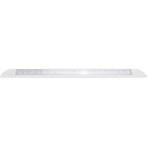Barre lumineuse intérieure LED avec interrupteur tactile 12 V 6 W 6000 K 1000 lm, bande lumineuse universelle pour camping-cars, caravanes et remorques, blanche (1/5)