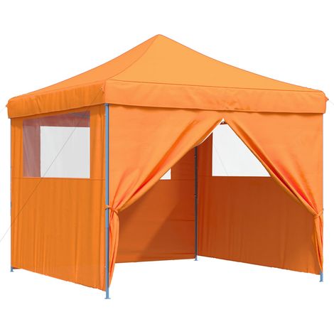 Carpa de Fiesta Naranja 292 x 292 x 315 cm Tela Oxford vidaXL