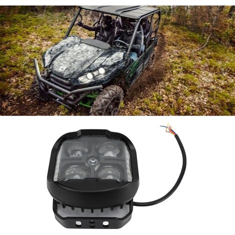 Projecteur LED rouge double face de 5,5 pouces, lampe de travail tout-terrain, éclairage auxiliaire LED adapté aux VTT et UTV GM (projecteur à fond noir KC-21W02S) (1/5)